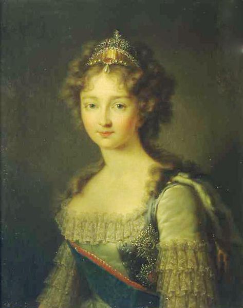 Portrait of Empress Elizabeth Alexeievna